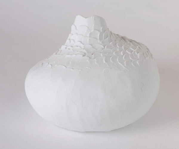 Vase soliflore porcelaine Bulbe xxl grande taille Úcaille biscuit latelierdublanc3