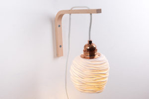 applique murale interupteur retro moderne cuivre porcelaine l atelier du blanc