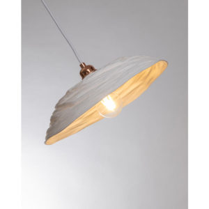 grand abatjour porcelaine de limoges plafonnier suspension lampe salon latelierdublanc