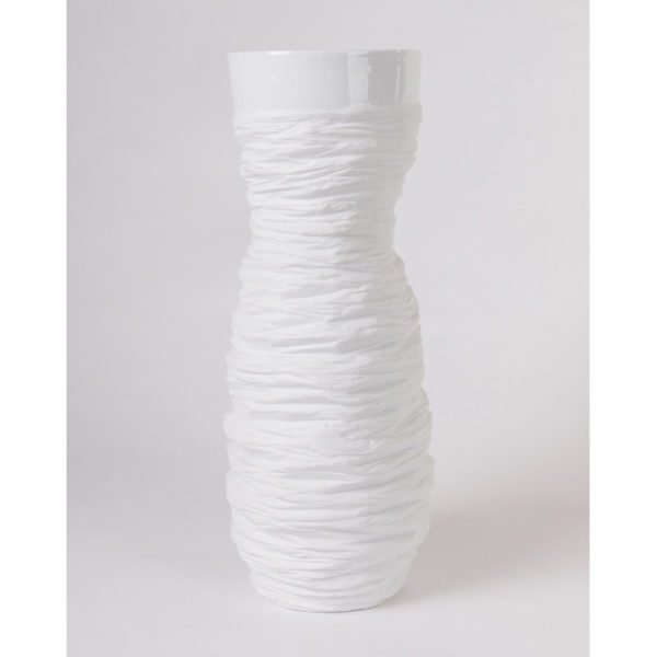 grand vase haut porcelaine de limoges blanche paradoxe latelierdublanc 2