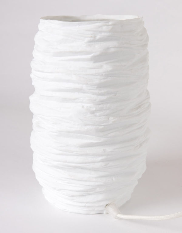 luminaire design porcelaine de limoges lampe d ambiance taille L latelierdublanc 2