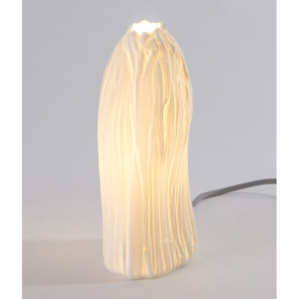 luminaire design porcelaine de limoges lampe de salon vrille latelierdublanc
