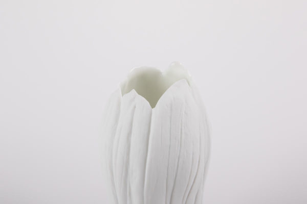 petit vase fleur porcelaine piece unique latelier du blanc