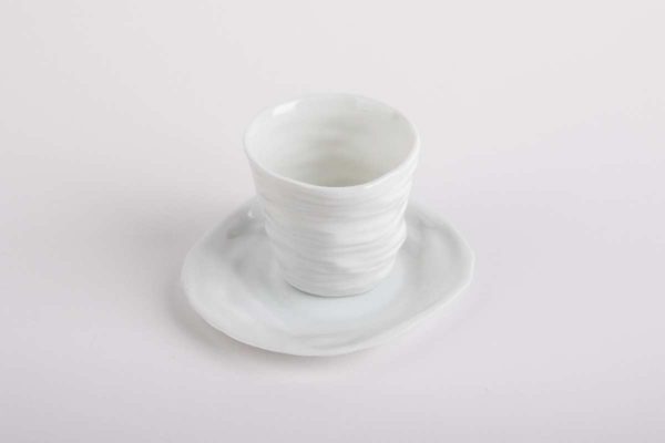 tasse cafe froisse expresso gobelet soucoupe porcelaine de limoges l atelier du blanc