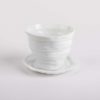 tasse cafe froisse soucoupe gobelet porcelaine de limoges l atelier du blanc
