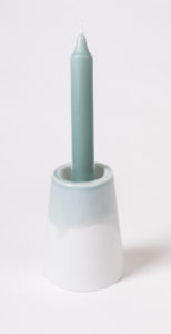 bougeoirs scandinave blanc vert d eau clair transparent bougie cierge l atelier du blanc