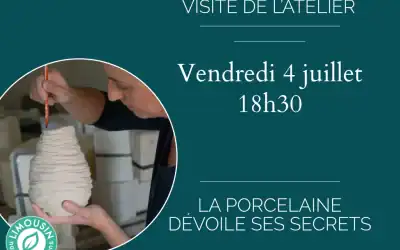 Visite de l’atelier porcelaine – 4 juillet 2025